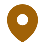 Símbol de ubicació marró